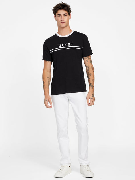 Guess Factory Eco Ringo Crewneck Tee Black XXLarge 3