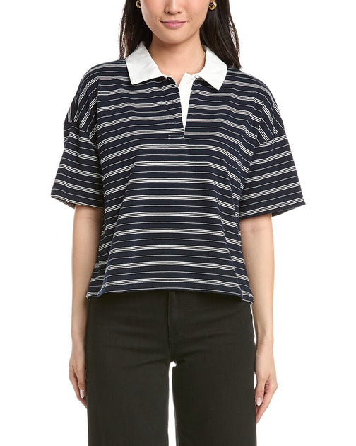 ANNA KAY Jones Polo Shirt Blue Small 2