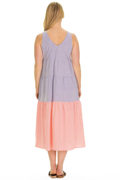 Duffield Lane Kalina Dress Purple Medium 4
