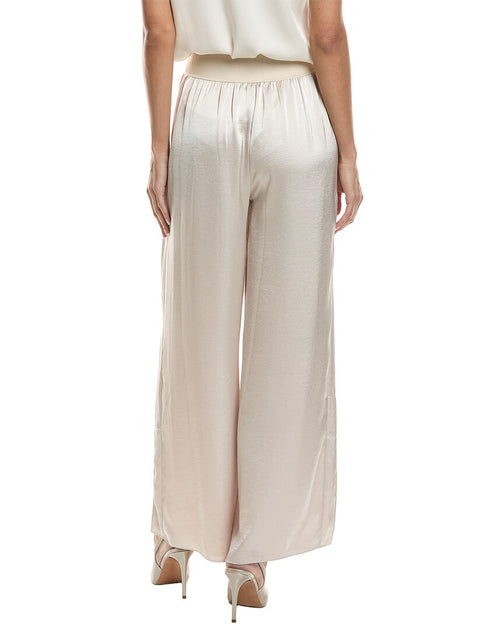 Theory Slit Combo Pant Beige Small 3