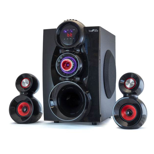 Système d'enceintes surround Bluetooth 5.1 canaux beFree Sound Rouge 3