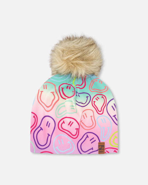 Deux par Deux Stretch Jersey Hat Multicolored US 7 2