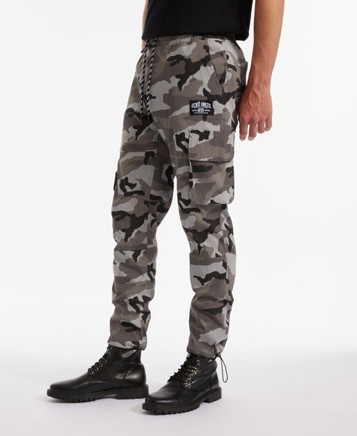 Ecko Unltd Toggle Pouch Cargo Jogger Grey XL 4