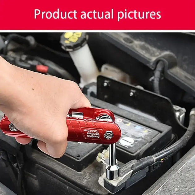 ENXT Pocket Red Folding Hexagonal Socket Wrench 2