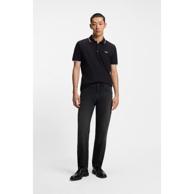 Hugo Boss Grey Jeans Regular-Fit Noir 29W x 32L 3