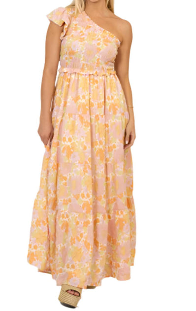 Karlie Emily Maxi Dress Beige Medium 2