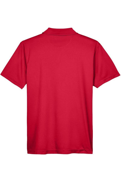 Harriton Polyester Jersey Polo Red Medium 3