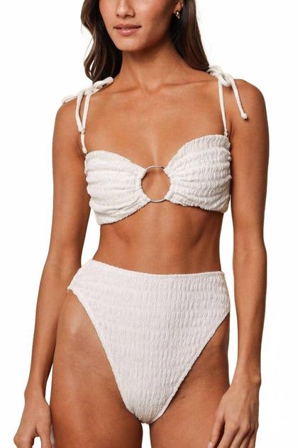 Montce Paula Bikini Bottom White Small 3