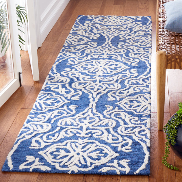 Safavieh Blossom BLM112 Area Rug Navy/Ivory 3