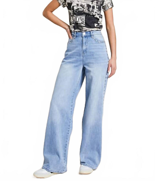 Habitual Gemma Wide Leg Stretch Jeans Blue 29 2