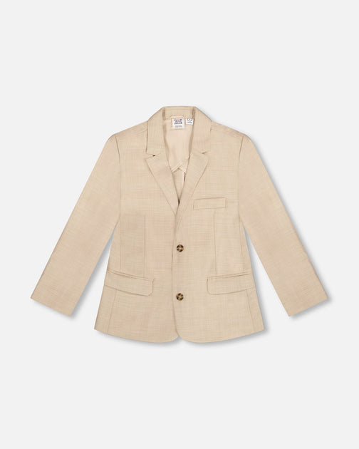 Deux par Deux Blazer Beige US 10 2