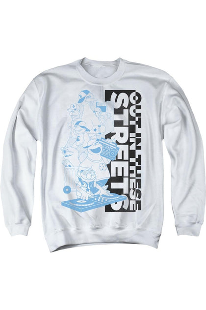 Gildan Sesame Street Out Sweatshirt White Medium 2