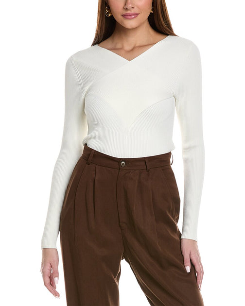 Haut tricot Reiss Heidi à croisillon 2