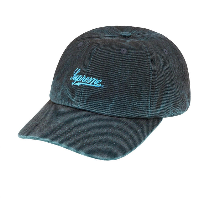 Supreme Washed Twill 6-Panel Hat Schwarz One Size 2