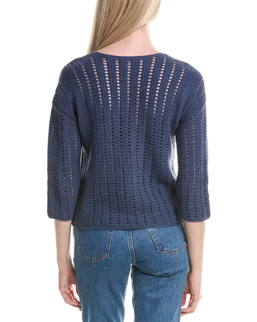 J.McLaughlin Keira Sweater Blue XLarge 3