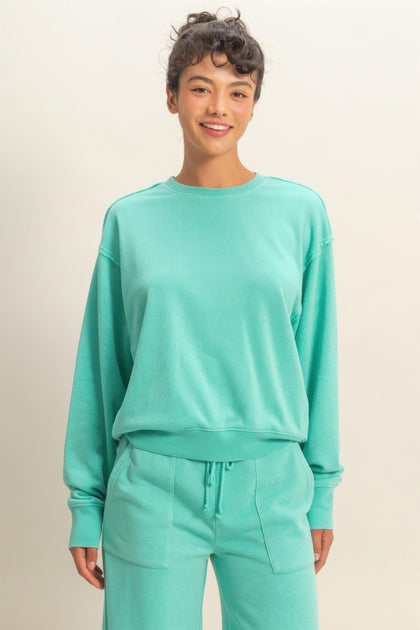 TRUEDAMES Burnout Sweatshirt Multi Large 2