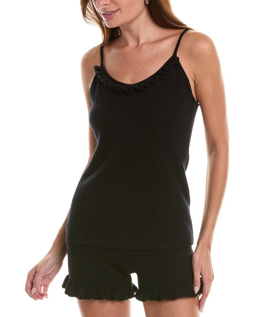 sofiacashmere 2pc Cami and Short Set Black XLarge 3