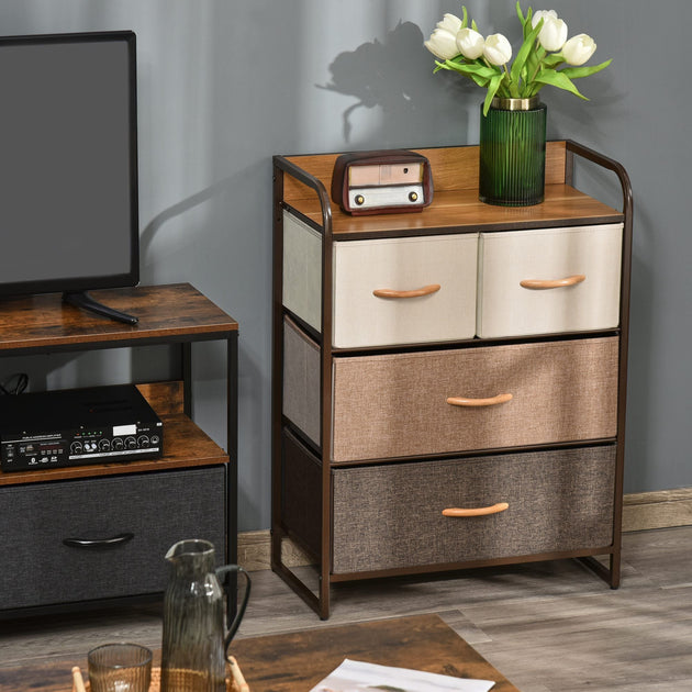 EMMENO 4-Bin Dresser Multicoloured 4