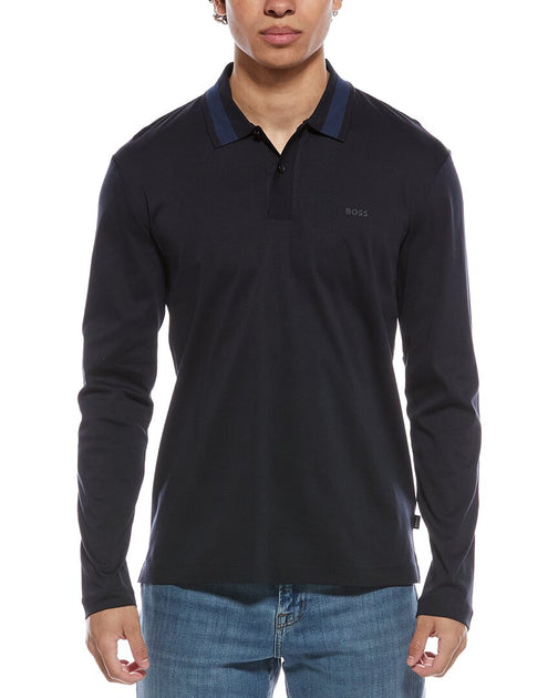 Hugo Boss Pleins Polo Shirt Blue XXL 2