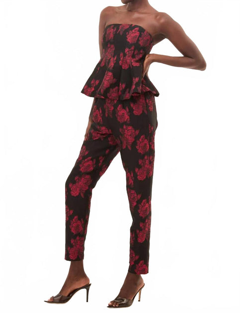 Misa Los Angeles Ria Relaxed Straight Pants Multi Medium 4