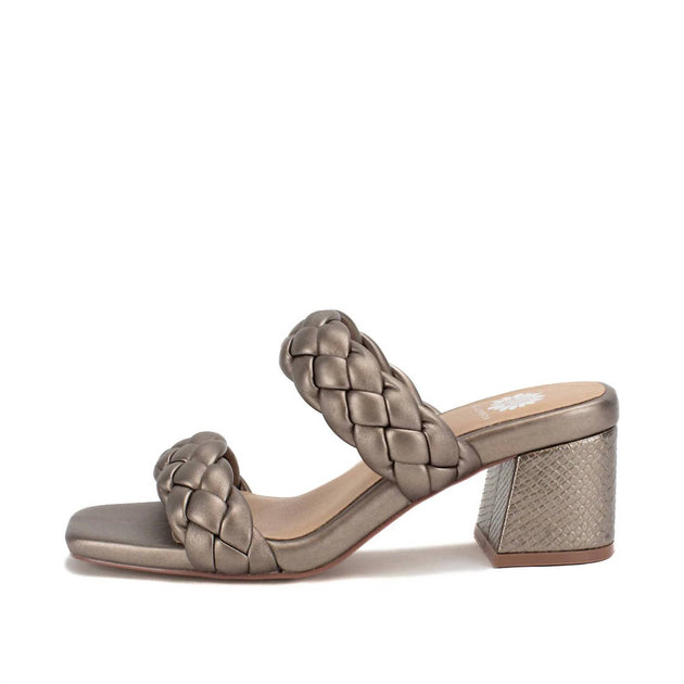 Yellow Box Carlen Heel Sandals Grey US 9.5 2