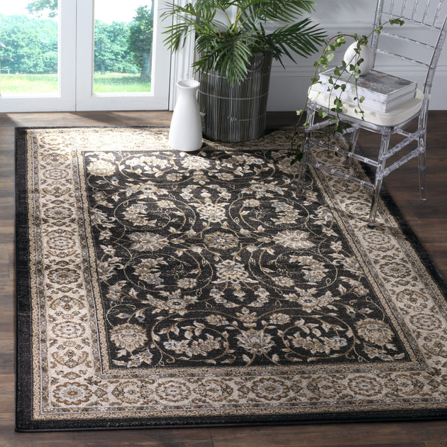 Safavieh Lyndhurst Teppich Anthrazit/Creme 2