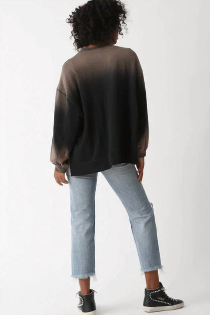 Electric & Rose Apollo Sweatshirt Sunbleach Black Small 3
