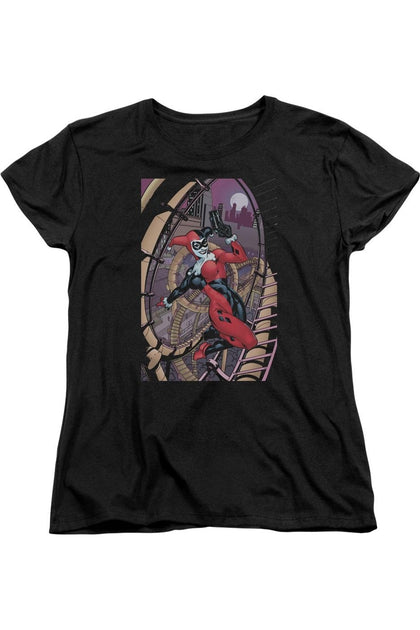 Gildan Batman Harley Short Sleeve T-Shirt Black Small 2