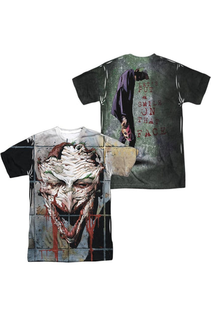 Gildan Batman Smile Short Sleeve Crew T-Shirt Green Large 2