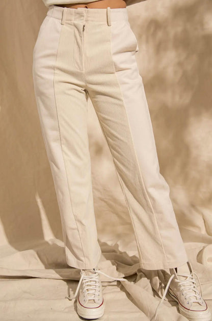 Papermoon Danielle Split Panel Hose Beige Large 2