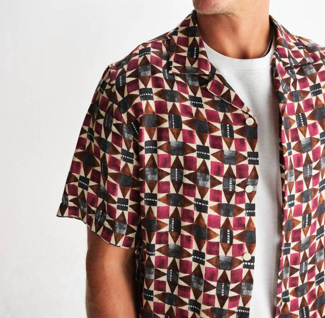 Wax London Didcot Short Sleeve Shirt Multi Small 3