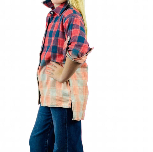 Love Daisy Daisy Tech Flannel Shirt Blue Small 4