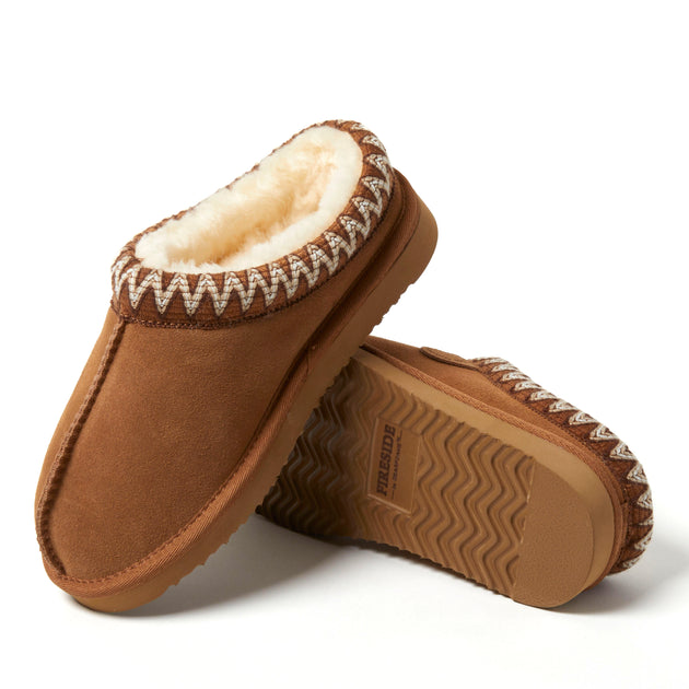 Fireside by Dearfoams Greta Slipper Grey US 11 5