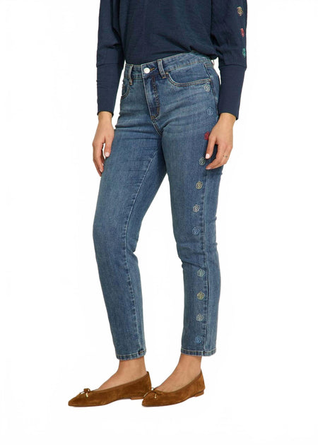 FDJ Olivia Pencil Ankle Jean Blue US 12 3