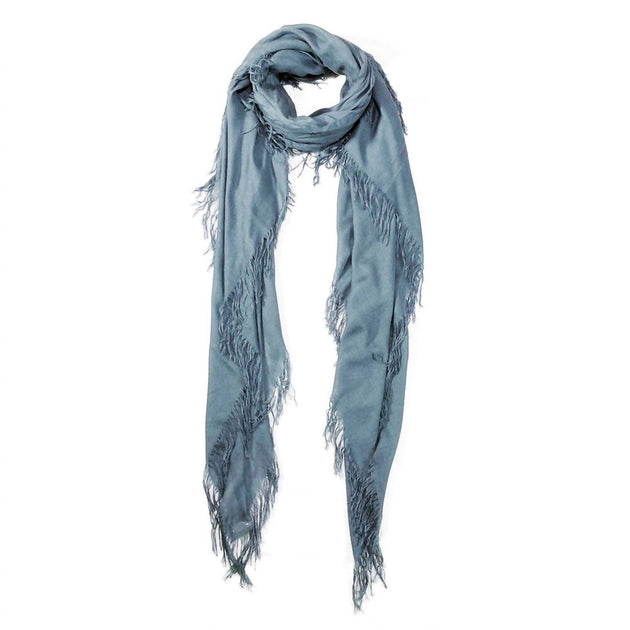 Blue Pacific Cashmere Blend Scarf Blue One Size 4
