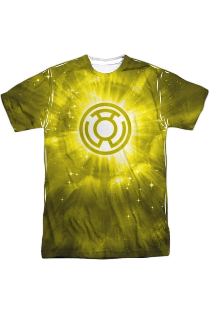 Gildan Green Lantern Energy Short Sleeve Crew Tee Yellow Small 2