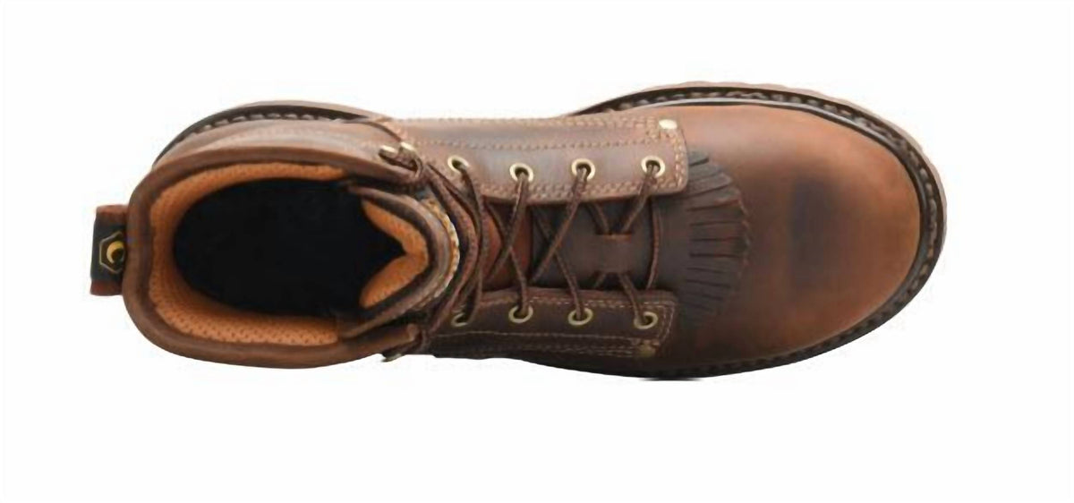  Carolina Men's Comp-Toe Waterproof Pillow Cushion Work Boot Cigar US 9.5 4
