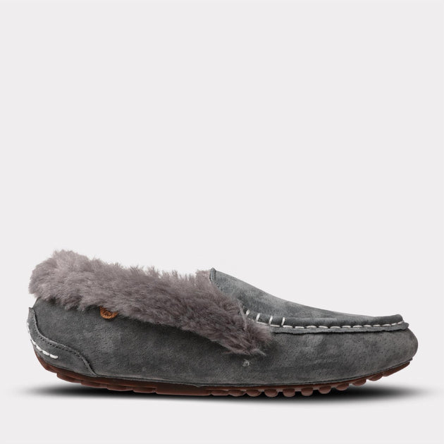 Lamo Aussie Slip-On Moc Slippers Grey US 11 2