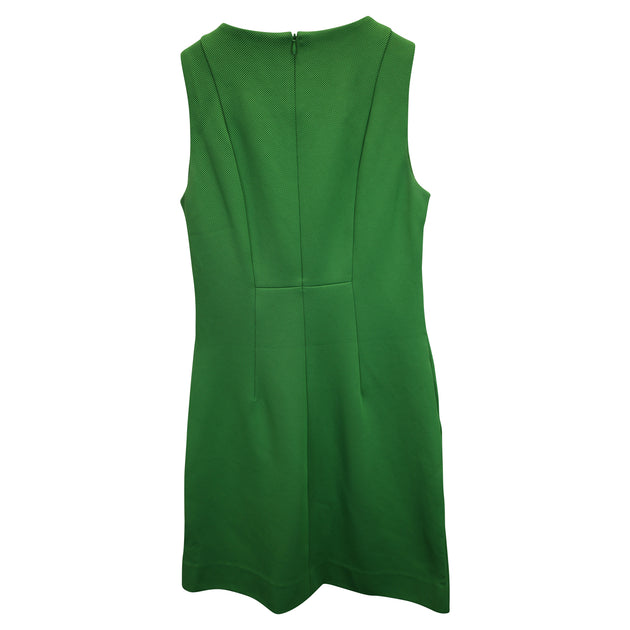 Diane Von Furstenberg Ärmelloses Kleid Grün XS 4