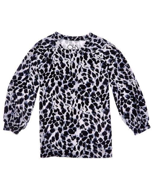 Chaser Velvet Raglan Pullover Black US 8 2