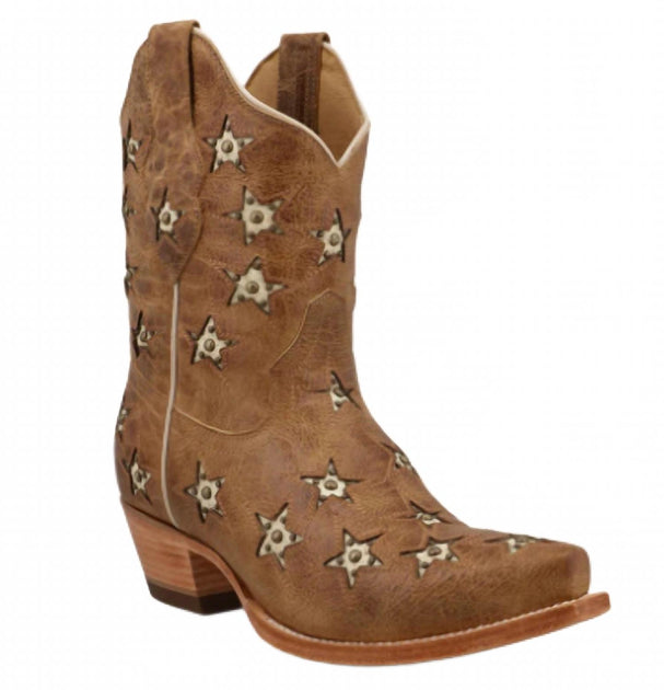 Black Star Twisted Marfa Bootie Brown US 5.5 2