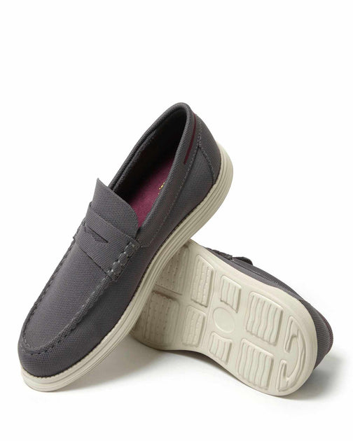 Dearfoams Rollins Sport Knit Loafer Grey US 8 5