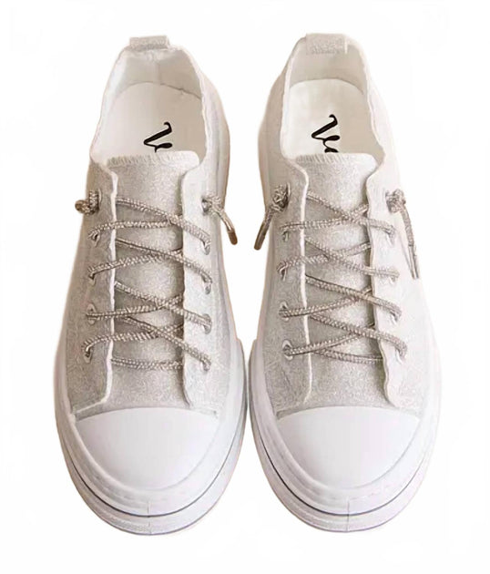 Very G Aman Sparkle Sneaker White US 8 4