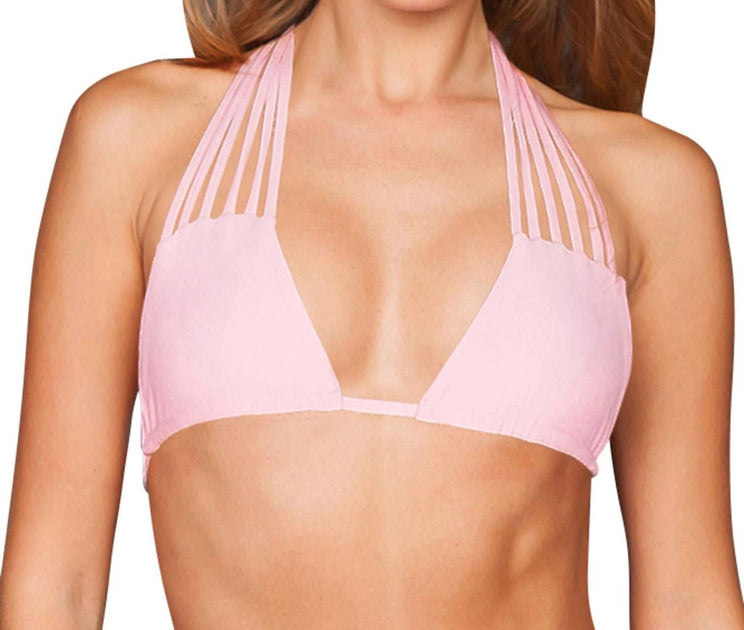 Stone Fox Swim Natasha Bikini Top Pink Medium 3