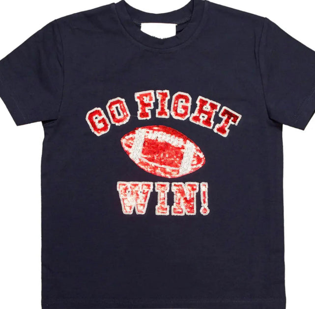 Belle Cher Go Fight Win Shirt Blue US 2 3