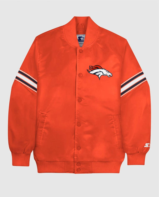 Starter Denver Broncos Varsity Jacket Orange XL 2
