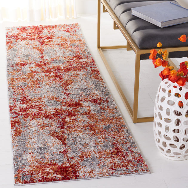Safavieh Aston Area Rug Red/Grey 3