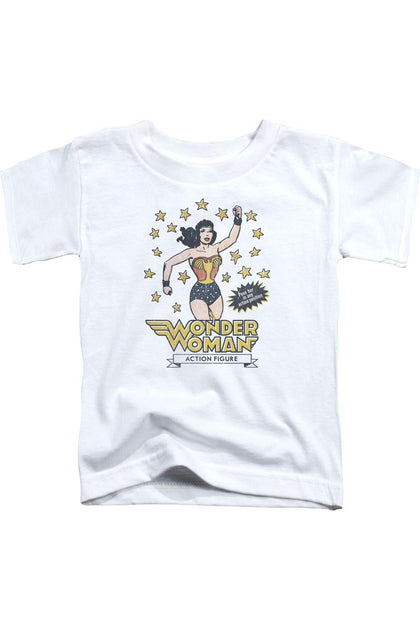 Gildan DC Comics Action Figure Short Sleeve Tee White XSmall 2