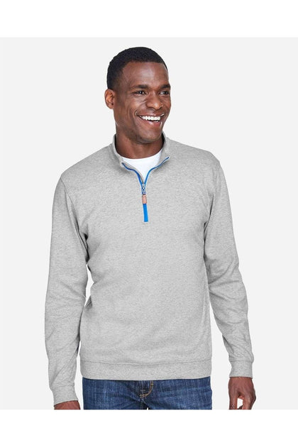 Devon & Jones DRYTEC20 Performance Quarter-Zip Pullover Grey Large 4