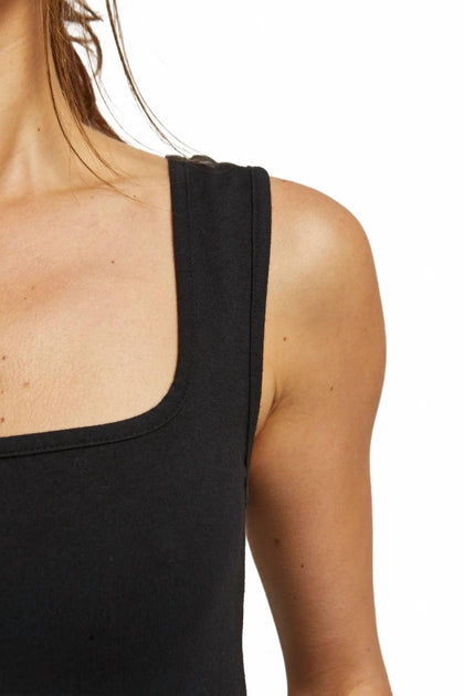 Perfectwhitetee Riri 90s Jersey Tank Top Black XSmall 4